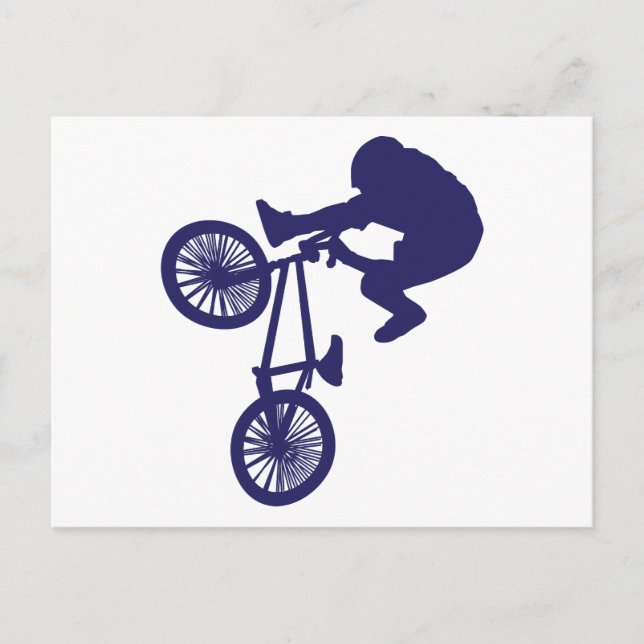 BMX-Biker Vykort (Framsida)