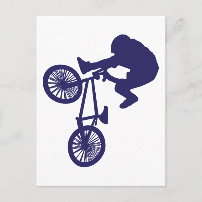 BMX-Biker Vykort (Framsida)