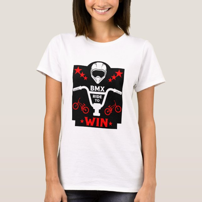Bmx Bikers Freestyle T Shirt (Framsida)