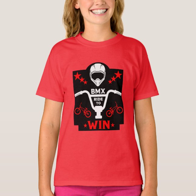 Bmx Bikers Freestyle T Shirt (Framsida)