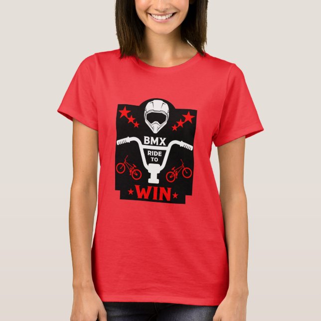 Bmx Bikers Freestyle T Shirt (Framsida)
