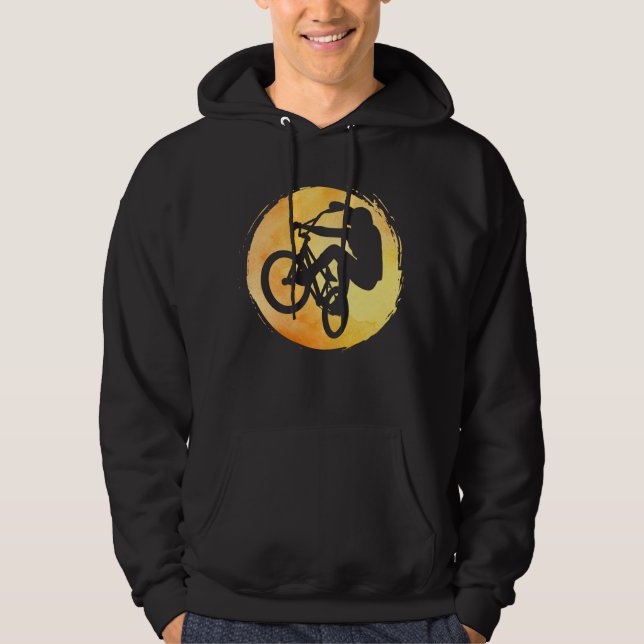 BMX Biking Tävla Boys Freestyle Cycling Hoodie (Framsida)
