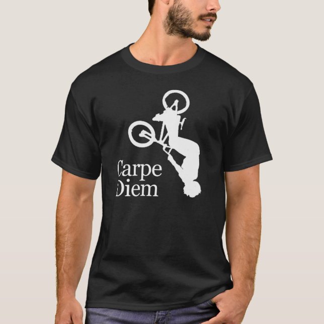 BMX Carpe Diem (mörk) Tee (Framsida)