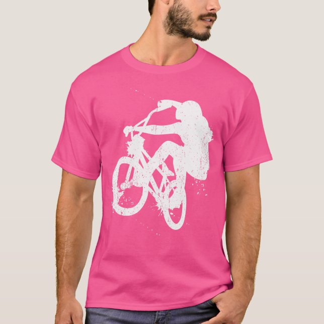 Bmx Cycling Bike Bike Mtb Bmx T Shirt (Framsida)