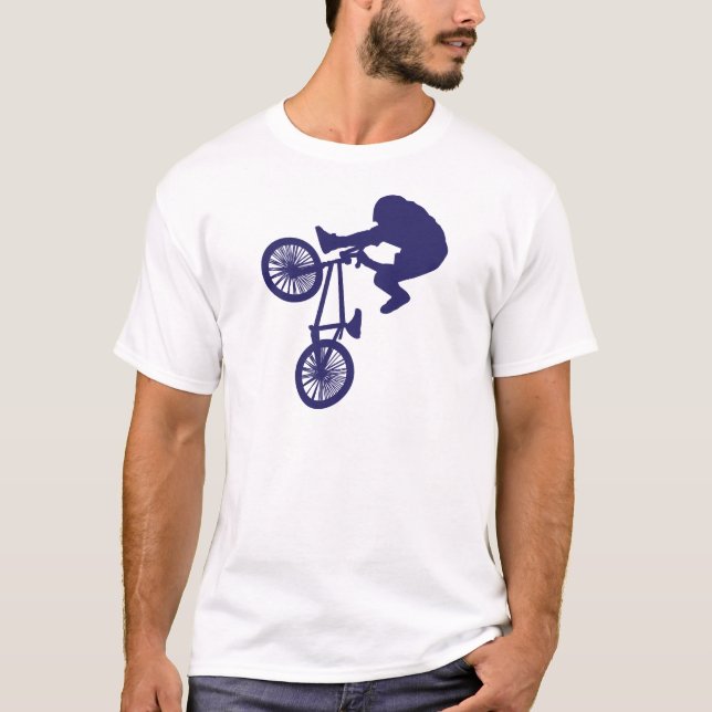 BMX CYKEL ÅKARE T-SHIRT (Framsida)