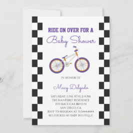 BMX-cykel Baby Shower Inbjudningar