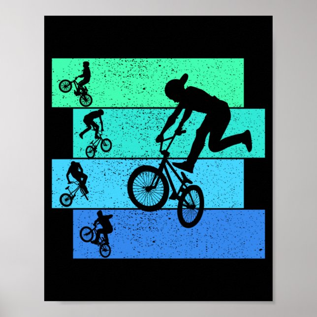 BMX-cykel Barn Pojkar Prestanda Poster (Framsidan)