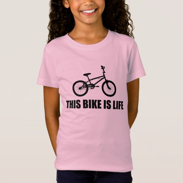 Bmx-cykel T Shirt (Framsida)