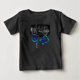 BMX-cykelsport Färgad Reflektion T Shirt