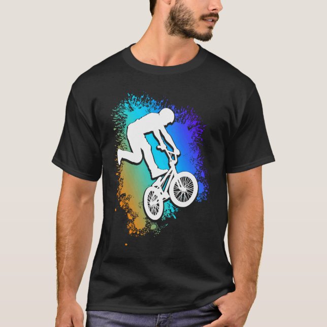 BMX cyklingcykel Cycle MTB BMX T Shirt (Framsida)