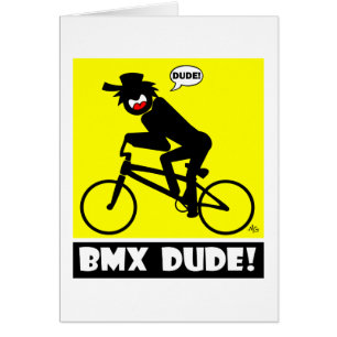 BMX DUDE-18 HÄLSNINGSKORT