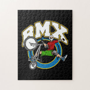 BMX en som räckas trick Pussel