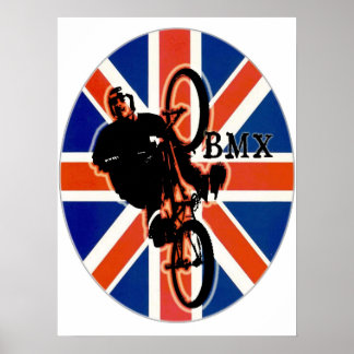 BMX England stil 2, Copyright Karen J Williams Poster