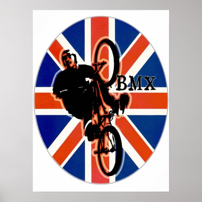 BMX England stil 2, Copyright Karen J Williams Poster (Framsidan)