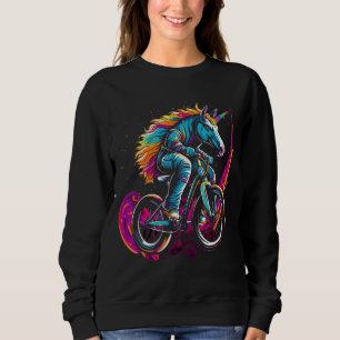 BMX Enhörningscykel Magisk cyklistkostym T Shirt