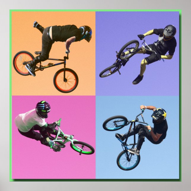 BMX Extreme Pop Art 2, Copyright Karen J Williams Poster (Framsidan)