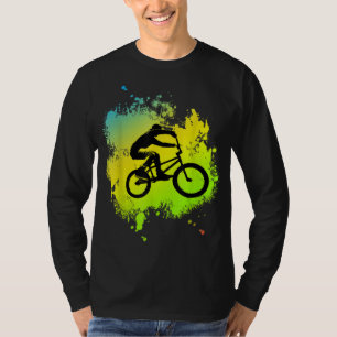 BMX-färgning Bike med fint hjul, bedövningsmedel, T Shirt