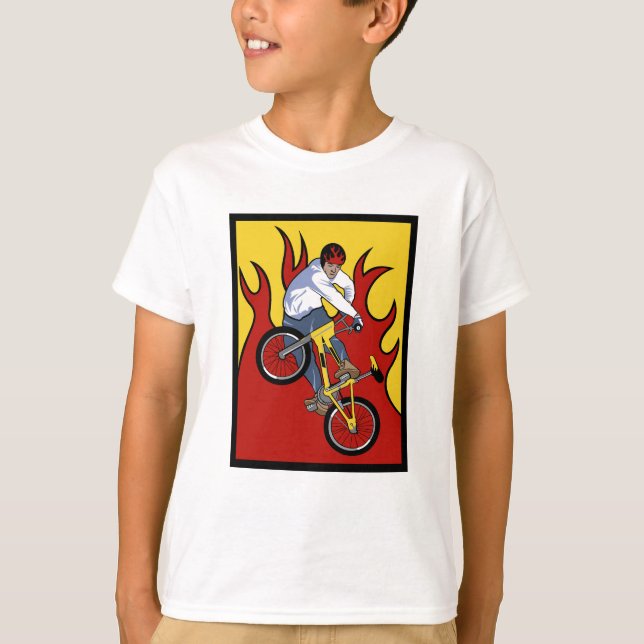 BMX Flames t-shirt (Framsida)