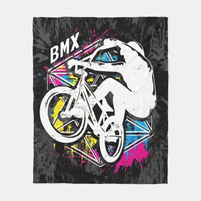 Bmx Flatland - Coola Bmx Fleece Blanket Grunge (Framsidan)