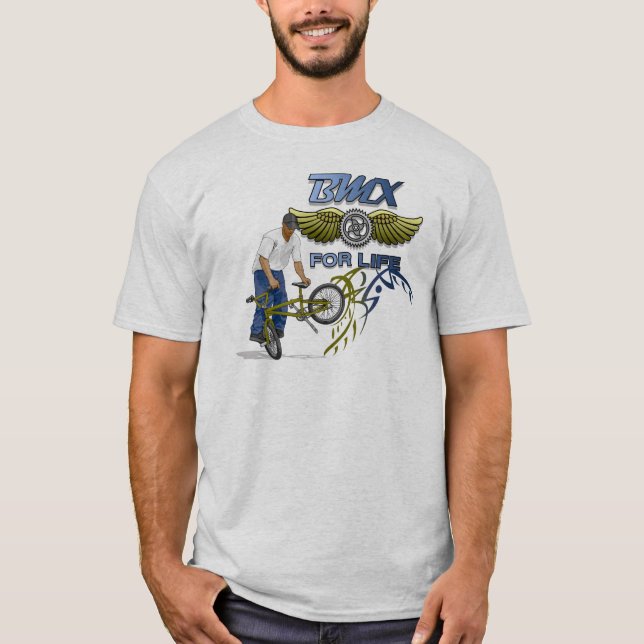BMX för liv T-shirt (Framsida)
