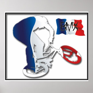 BMX Fransk stil 3, Copyright Karen J Williams Poster