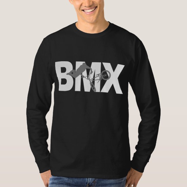 BMX Free stil-cykel T Shirt (Framsida)