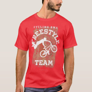 BMX Freestyle Bike Cyprus Flagga Biking Cycling BM T Shirt