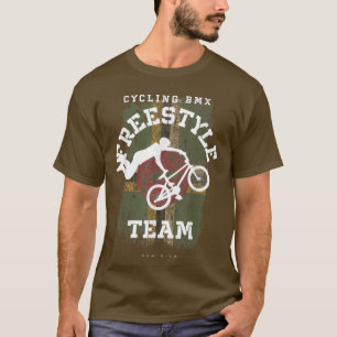 BMX Freestyle Bike Dominica Flagga Biking Cycling T Shirt