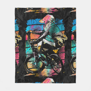 Bmx Freestyle - Coola Beach Bmx Fleece Blanket
