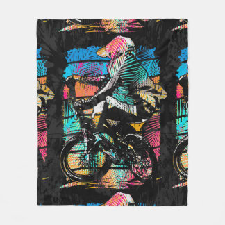 Bmx Freestyle - Coola Beach Bmx Fleece Blanket