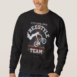 BMX Freestyle Cykel Island Flag Cykla Cykling BMX Lång Ärmad Tröja
