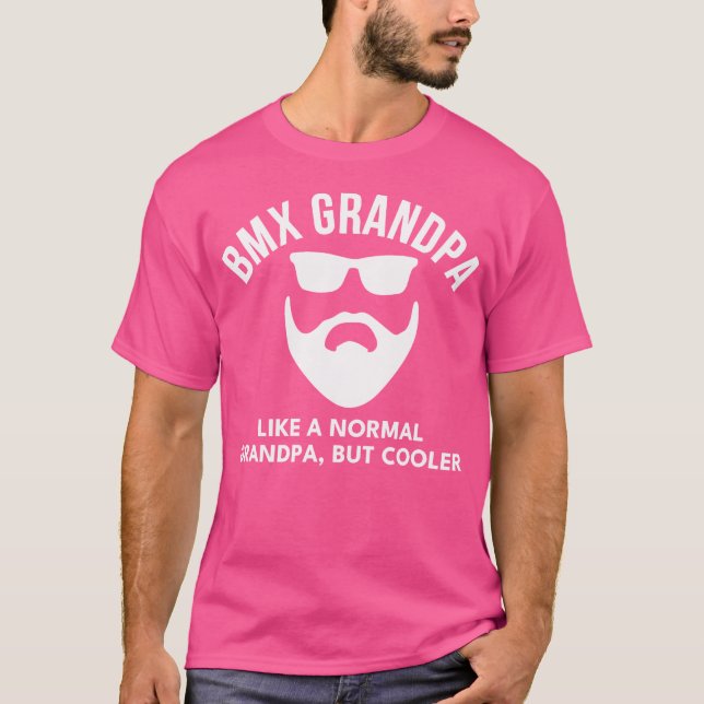 Bmx Grandpa Definition T Shirt (Framsida)