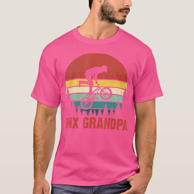 Bmx Grandpa T Shirt (Framsida)