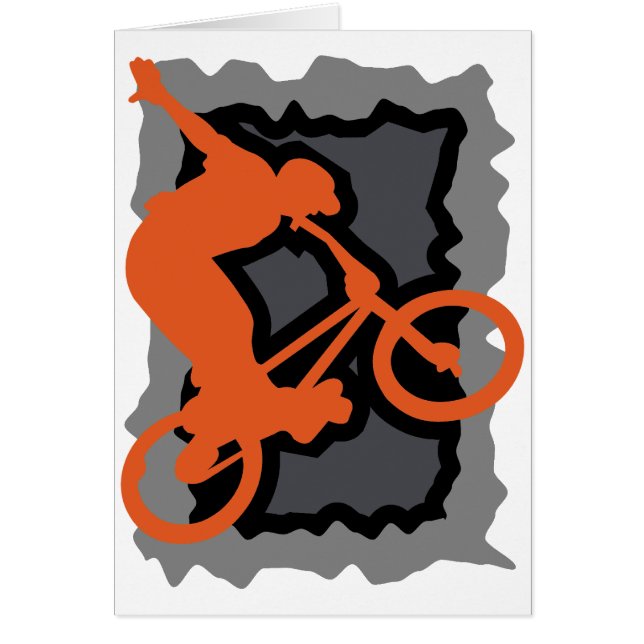 BMX HÄLSNINGSKORT (Framsidan)