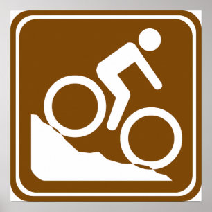 BMX-huvudvägen undertecknar Poster