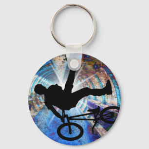 BMX i en Grungetunnel Nyckelring