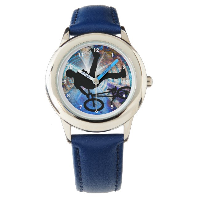 BMX i Grunge-tunneln Armbandsur (Framsida)