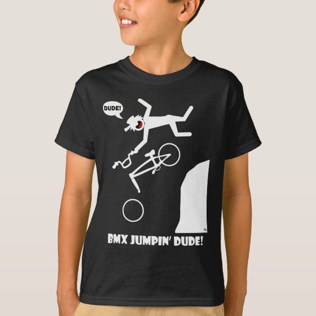 BMX JUMPIN'-25 TEE (Framsida)