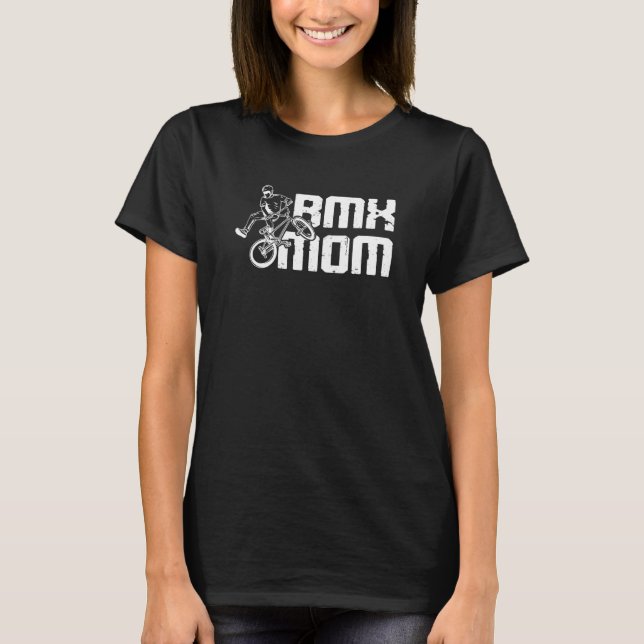Bmx Mamma Bmx Bike T Shirt (Framsida)