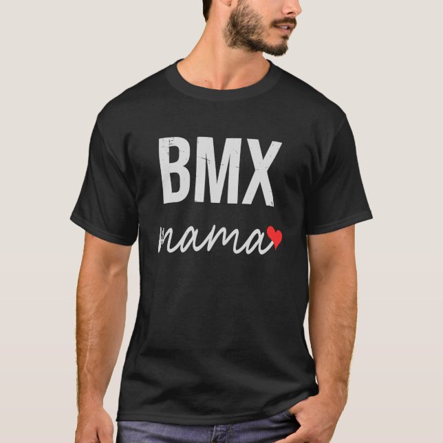 BMX Mamma Cute BMX Mamma för kvinnor T Shirt (Framsida)