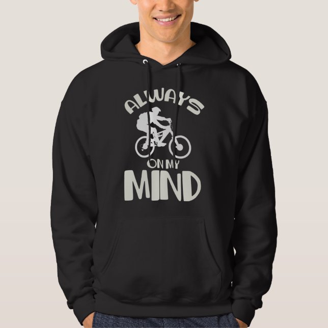 BMX Mind Street Bicycle Motocross Stunts BMX Bike Hoodie (Framsida)