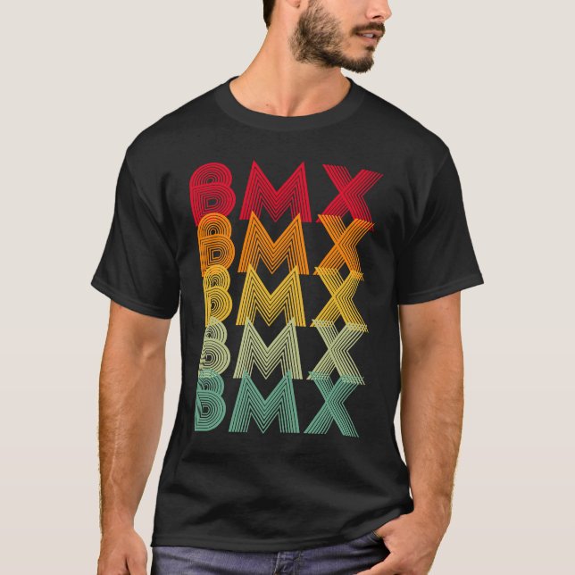 BMX Mountain Bike Cycle Cycling Extreme Sports B T Shirt (Framsida)