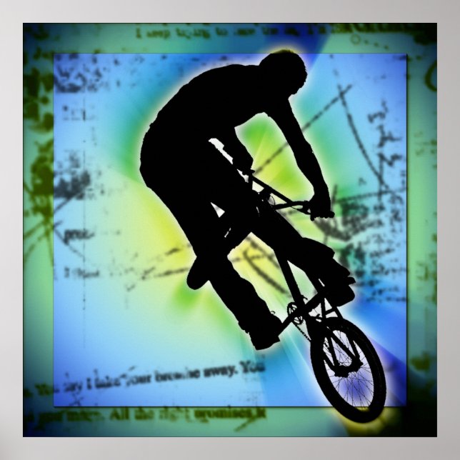 BMX Mountain Biking Poster (Framsidan)