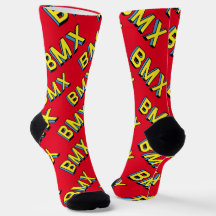 Bmx-munstycken - Red Bmx Socks - BMX Socks