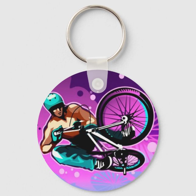 BMX-nyckelkedja Nyckelring (Framsida)