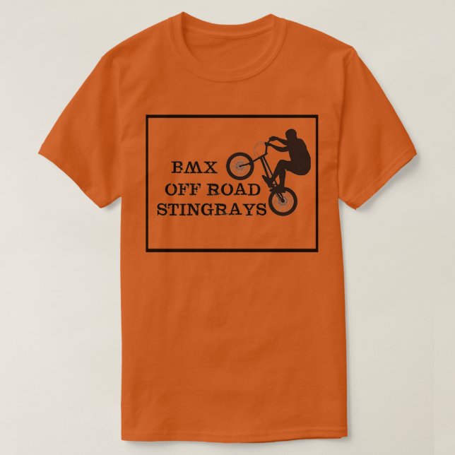 BMX - off road stingRays T Shirt (Design framsida)