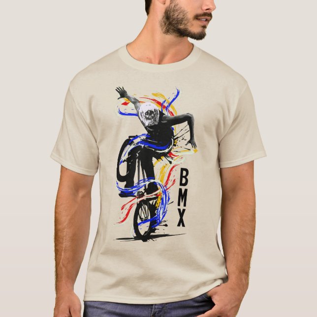 Bmx Old school - Bmx Bike Flatland T-Shirt (Framsida)