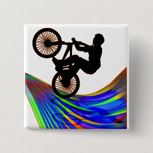 BMX på regnbågevägen Knapp