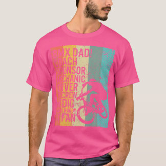 Bmx Pappa Coach Medic Riding Buddy 1 Fläkt Fars da T Shirt