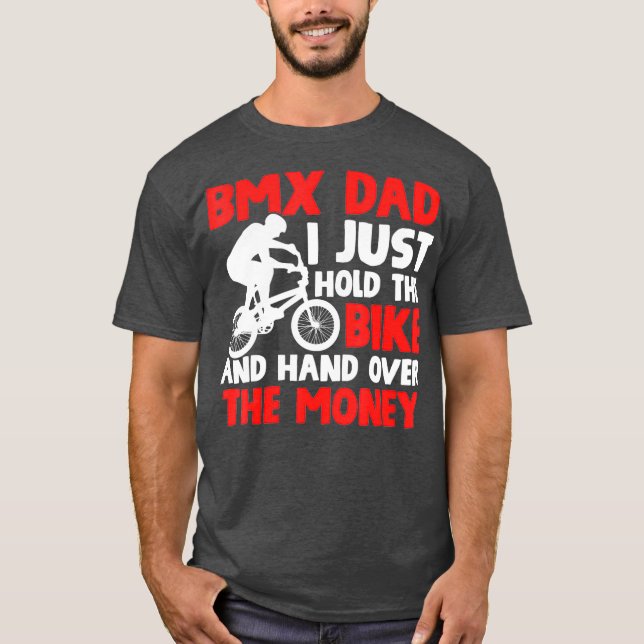 BMX Pappa Fars dag T Shirt (Framsida)